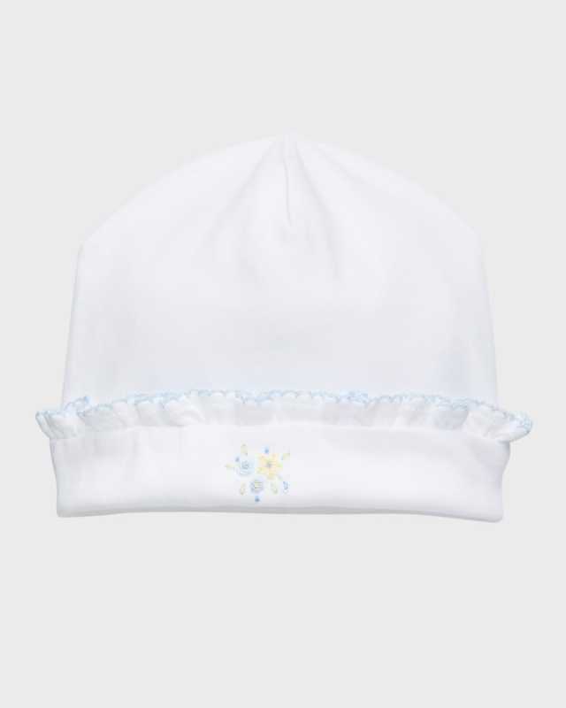 Girl's Embroidered Floral Fantasy Hat